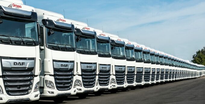 daf gigant transportowy Girteka