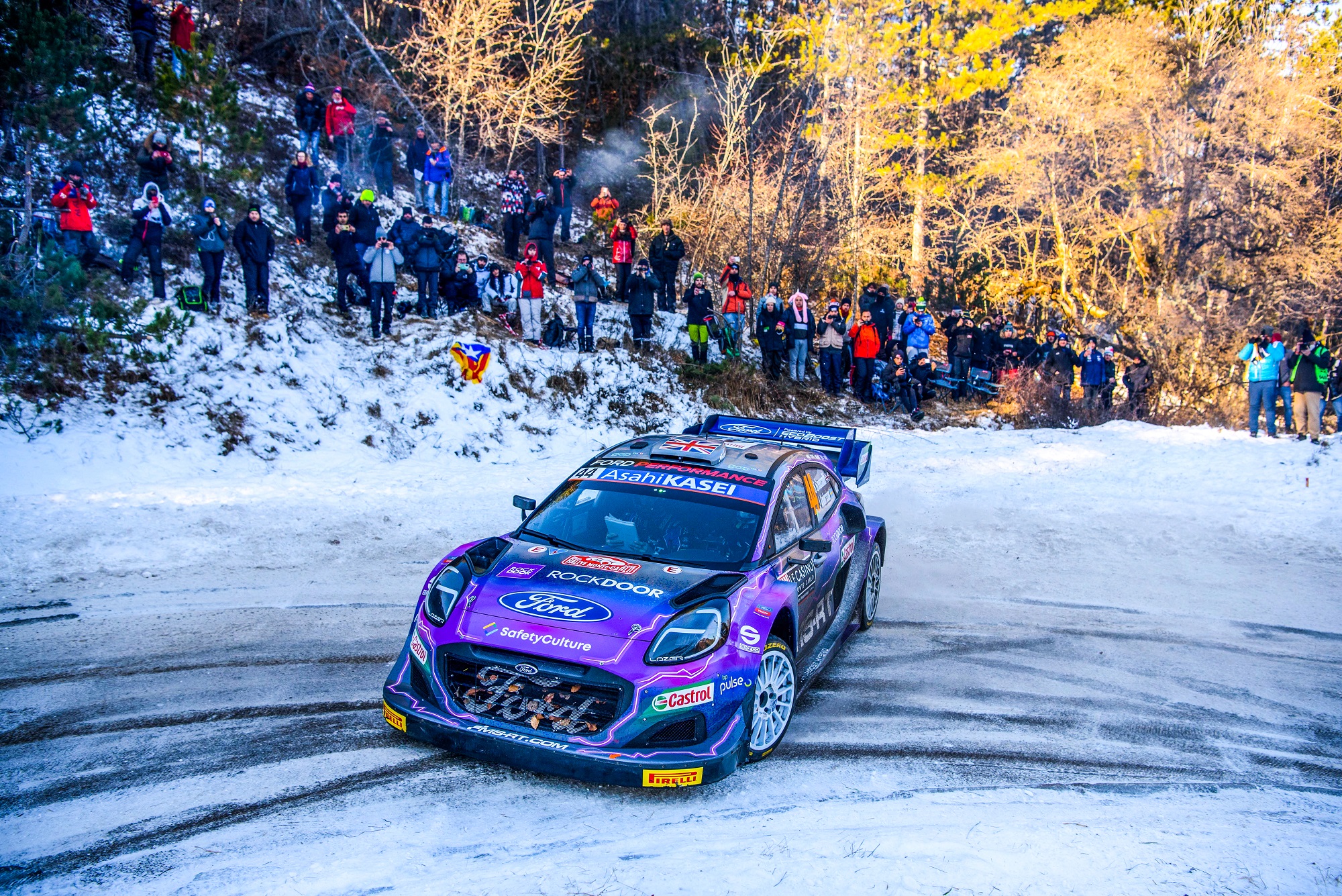 Gus Greensmith (Ford Puma Rally1) - Rajd Monte Carlo 2022 (WRC)