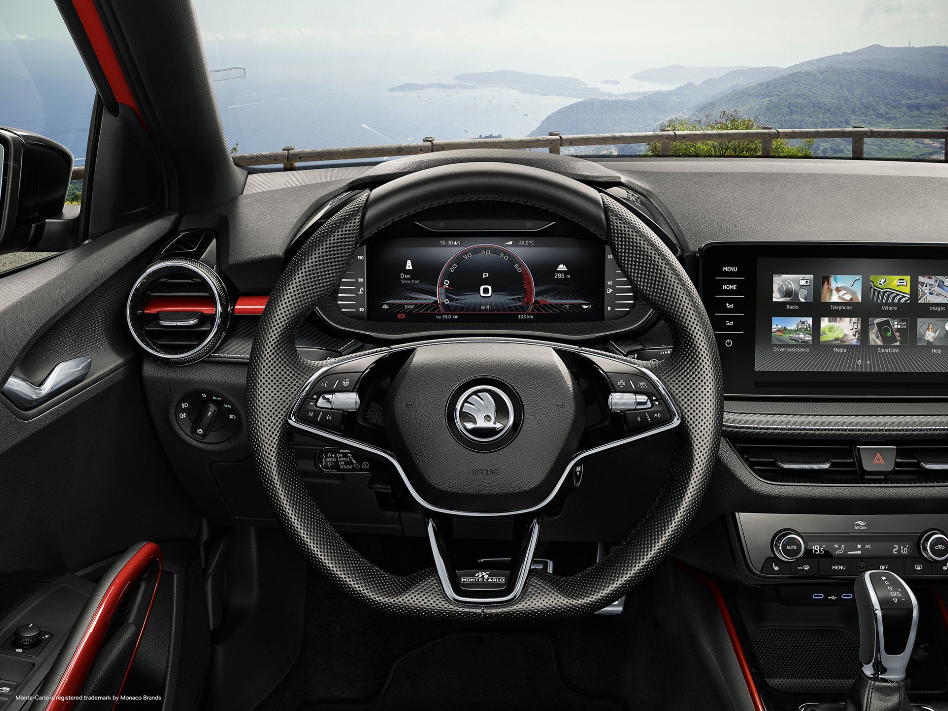 Skoda Fabia Monte Carlo wnętrze