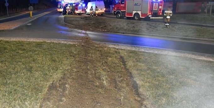 Przeciął rondo na wprost. „Pomogły” mu w tym 3 promile alkoholu w organizmie