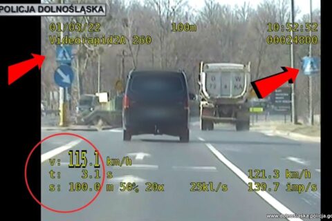 Jechał karawanem po mieście… 115 km/h. Grupa SPEED nie miała litości