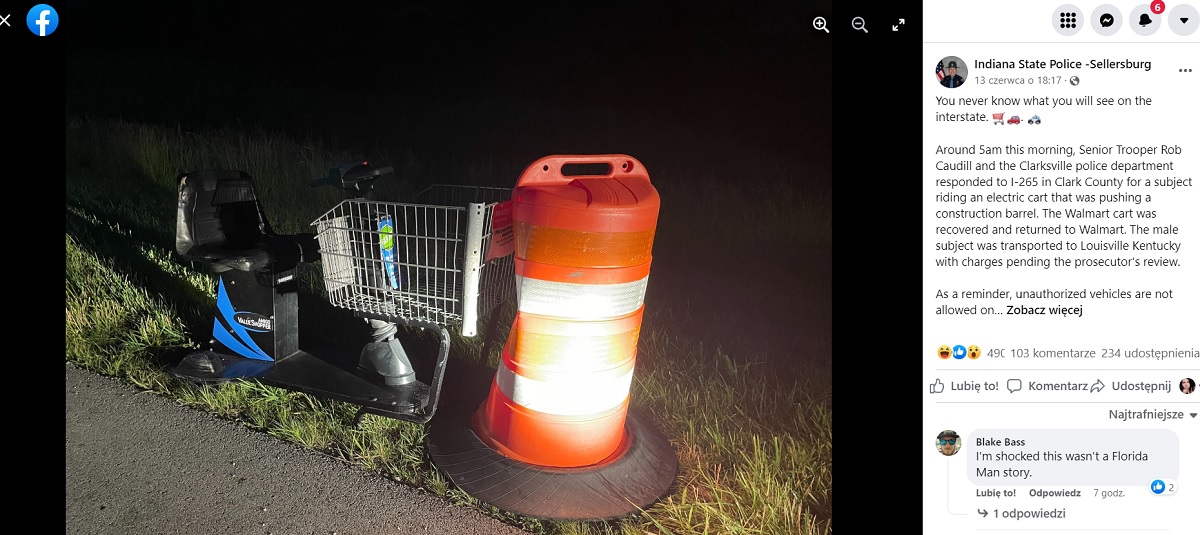 policja alternatywne srodki transportu na drogie paliwa