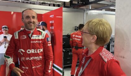 Kubica szybki w Monzy