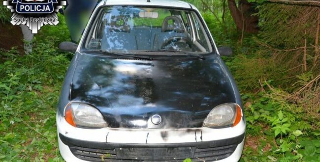 Nastolatek dwa razy ukradł to samo Seicento. Aby przechytrzyć policjantów, pomalował maskę sprayem na inny kolor
