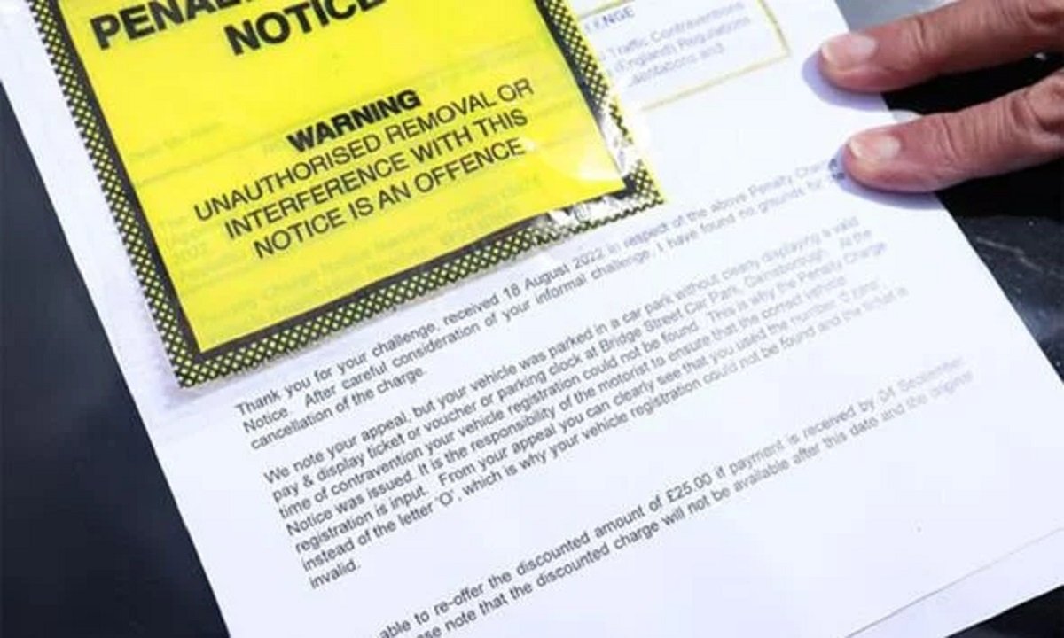 mandat parking bilet uk