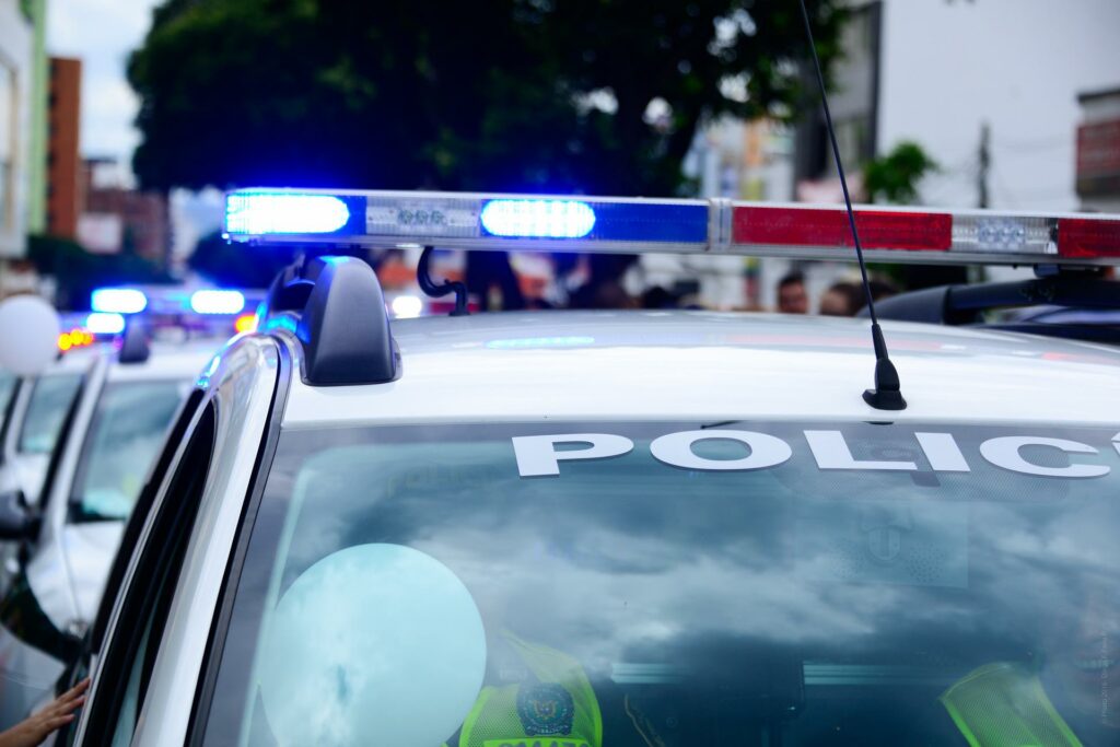 mandat policja zatrzymanie gaśnica trójkąt światła pytanie odpowiedź