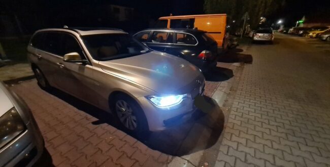 Zostawił na noc BMW z włączonym silnikiem na parkingu. Jaka będzie za to kara?