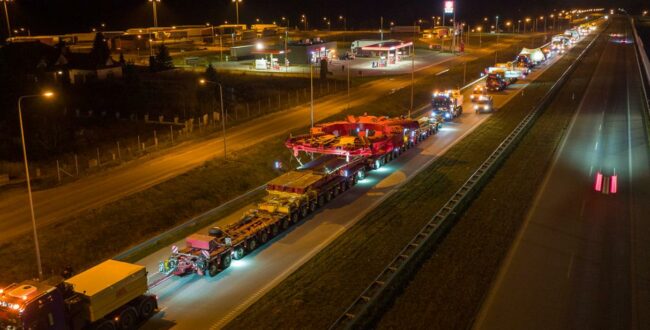 GDDKiA: Pierwszy transport maszyny TBM dotarł do celu. Przed nami dwa kolejne