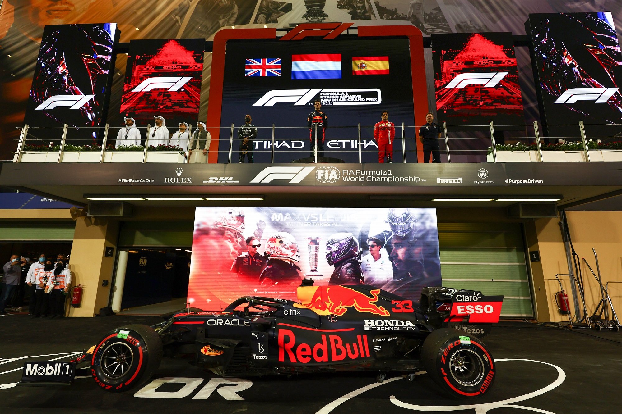 Podium GP Abu Zabi 2021