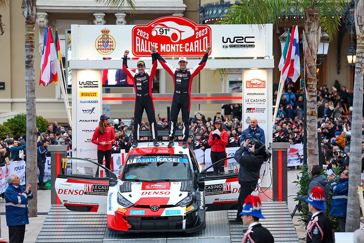 Toyota GR Yaris Rally1 / Sebastien Ogier / Rajd Monte Carlo 2023 / WRC