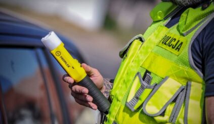 Kierowca miał tyle promili, że ciężko w to uwierzyć. Szedł na nowy (niechlubny) rekord?