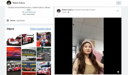 Kubica stracił konto na Facebooku! Ktoś się włamał!