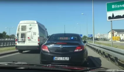 Ten pościg w Polsce przejdzie do historii. Lancer Evo X kontra Insignia grupy SPEED – szacunek dla policjantów za umiejętności