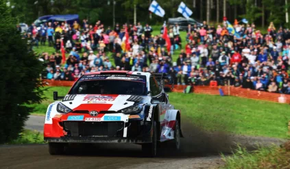 Kalle Rovanpera / Toyota GR Yaris Rally1 / Rajd Finlandii / WRC / 2023