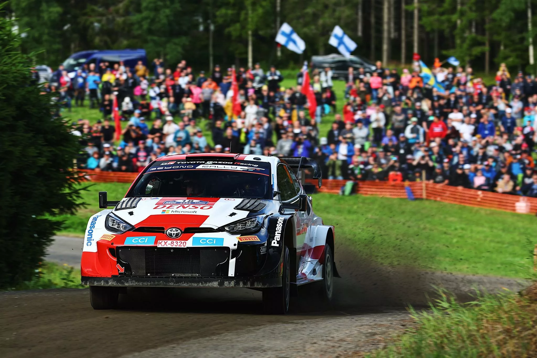 Kalle Rovanpera / Toyota GR Yaris Rally1 / Rajd Finlandii / WRC / 2023