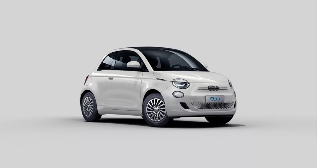 fiat 500 ev cabrio samochod