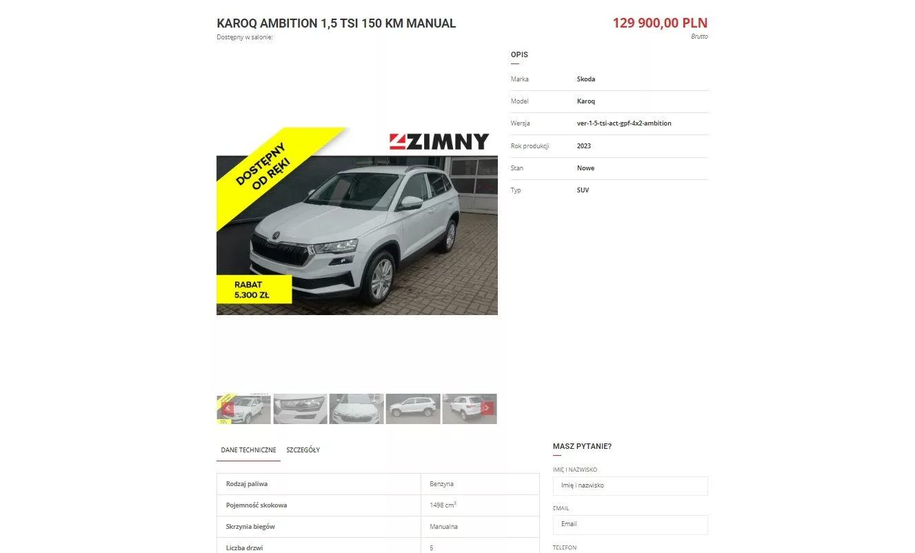 skoda suv karoq