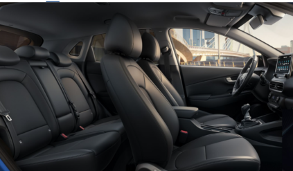 suv hyundai kona wnetrze