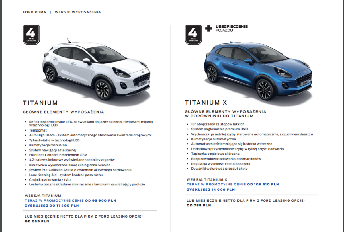suv ford puma promocja1