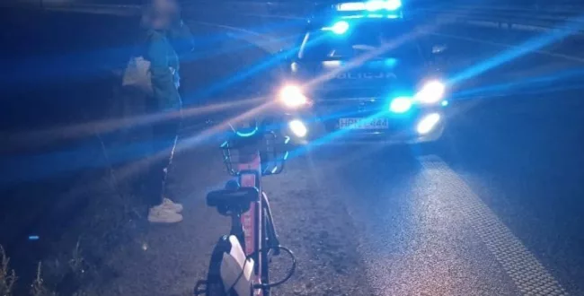 Ukrainka jechała na rowerze pod prąd na obwodnicy. Mandat który dostała zapamięta do końca swojego życia