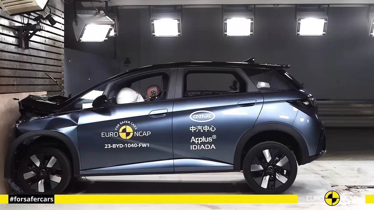 Euro NCAP testy samochodów elektrycznych z chin