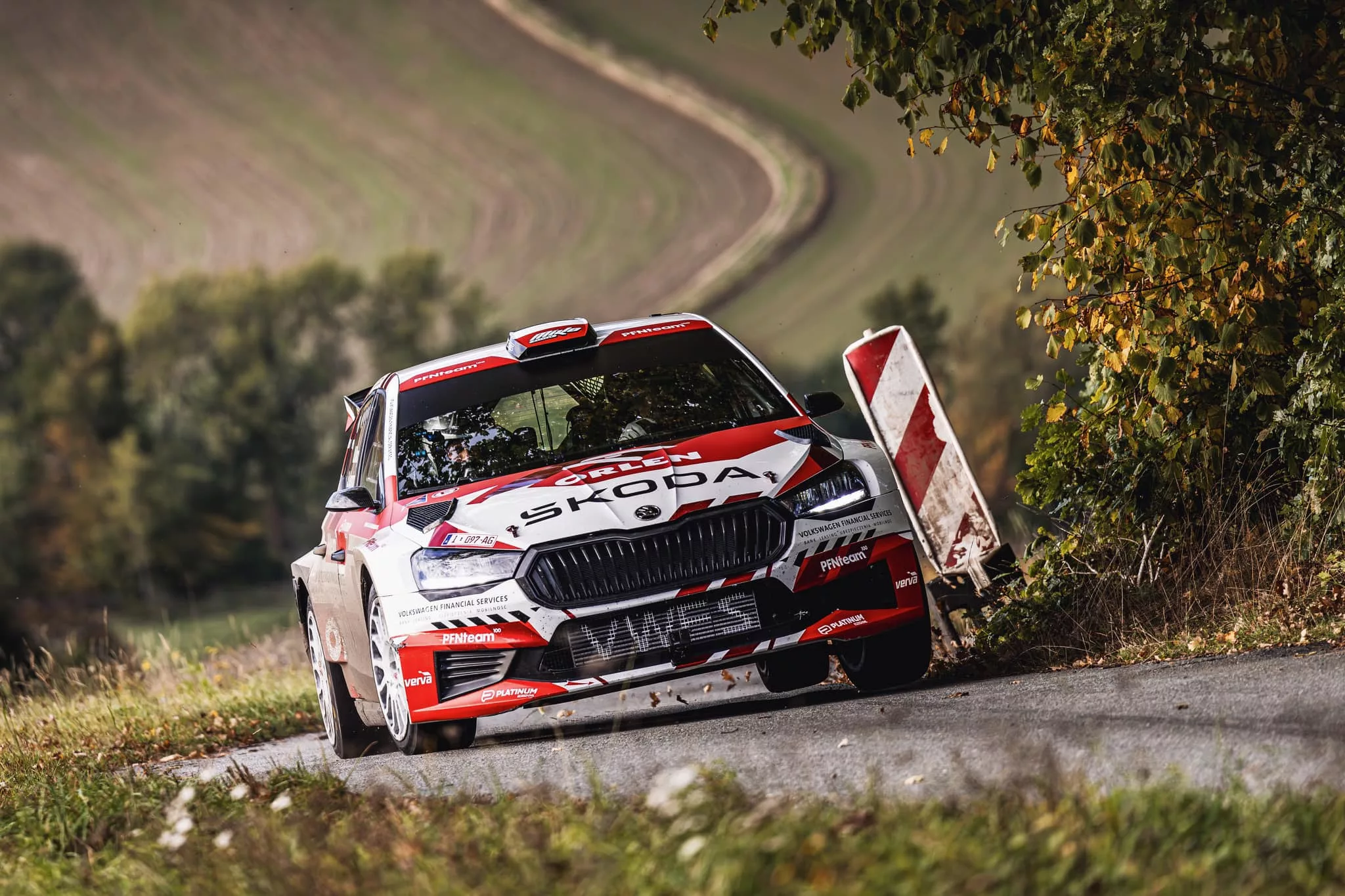 Mikołaj Marczyk / Skoda Fabia RS Rally2 / Rajd Europy Centralnej 20223 / WRC / WRC2 / ORLEN Team