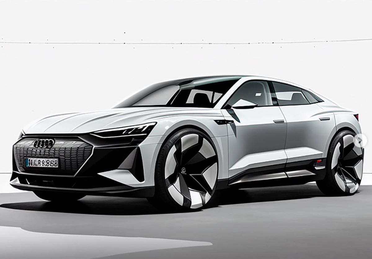 Audi A4 etron bok by AI