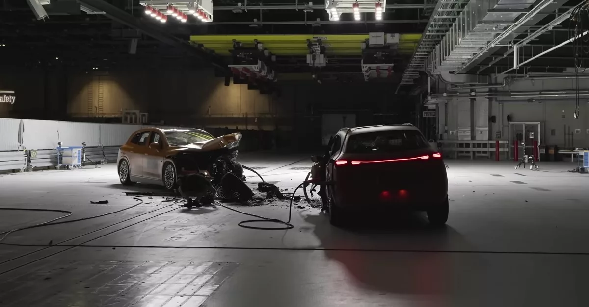 crash test samochodow elektrycznych