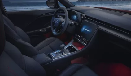 lexus lbx suv wnetrze