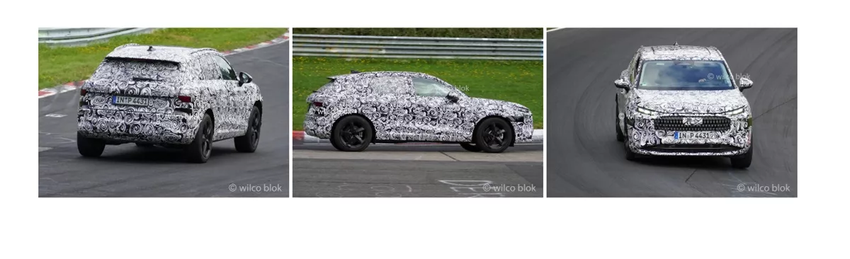 Audi Q3 2025 zdjecia prototypu