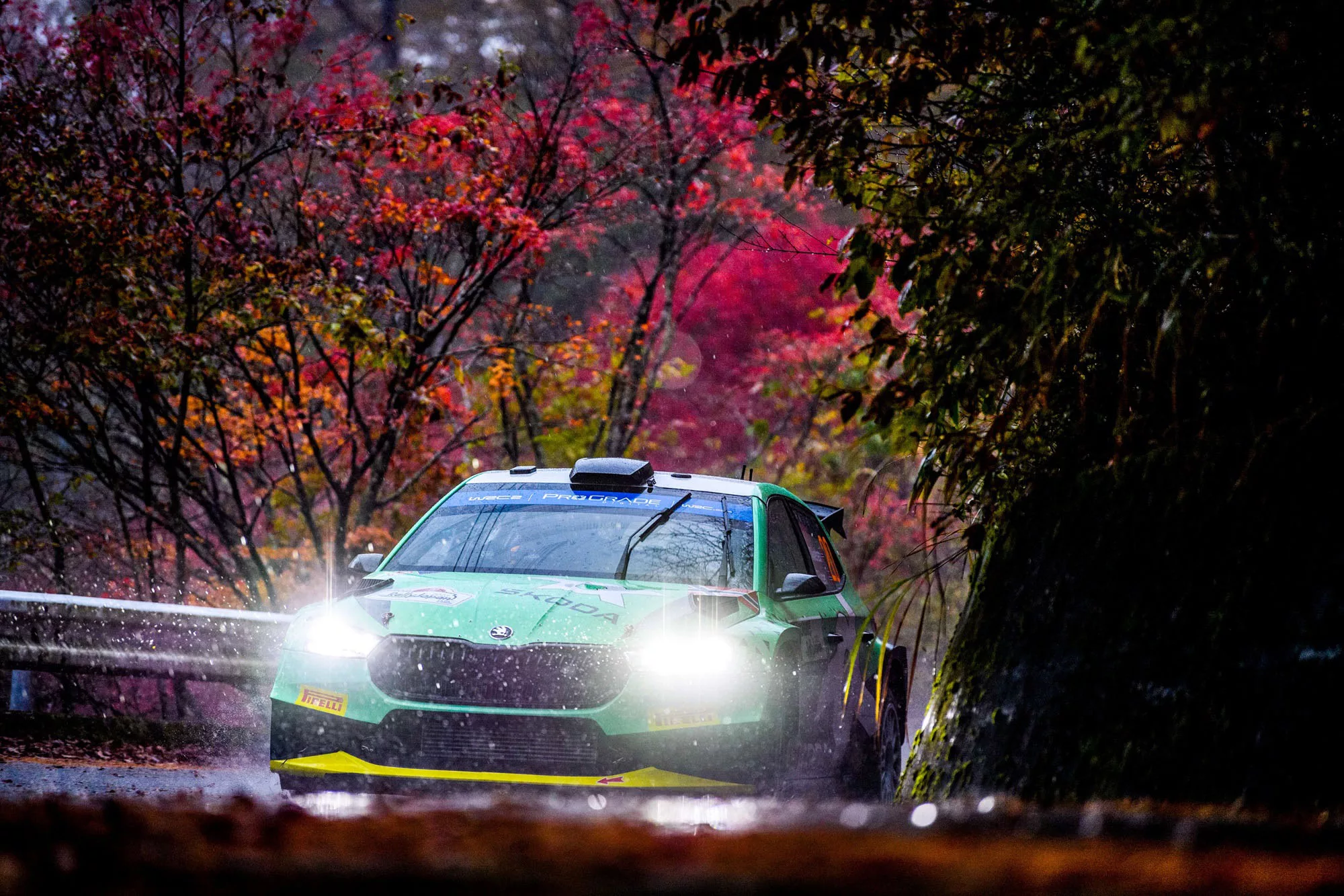 Andreas Mikkelsen / Skoda Fabia RS Rally2 / WRC / Rajd Japonii 2023