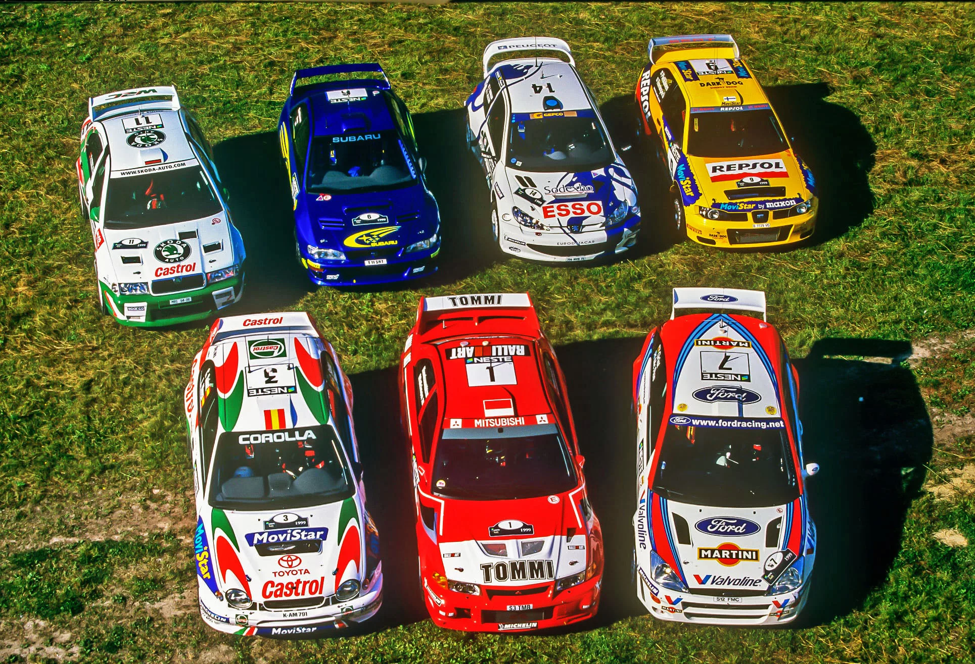 Fabryczne samochody WRC w 1999 r.