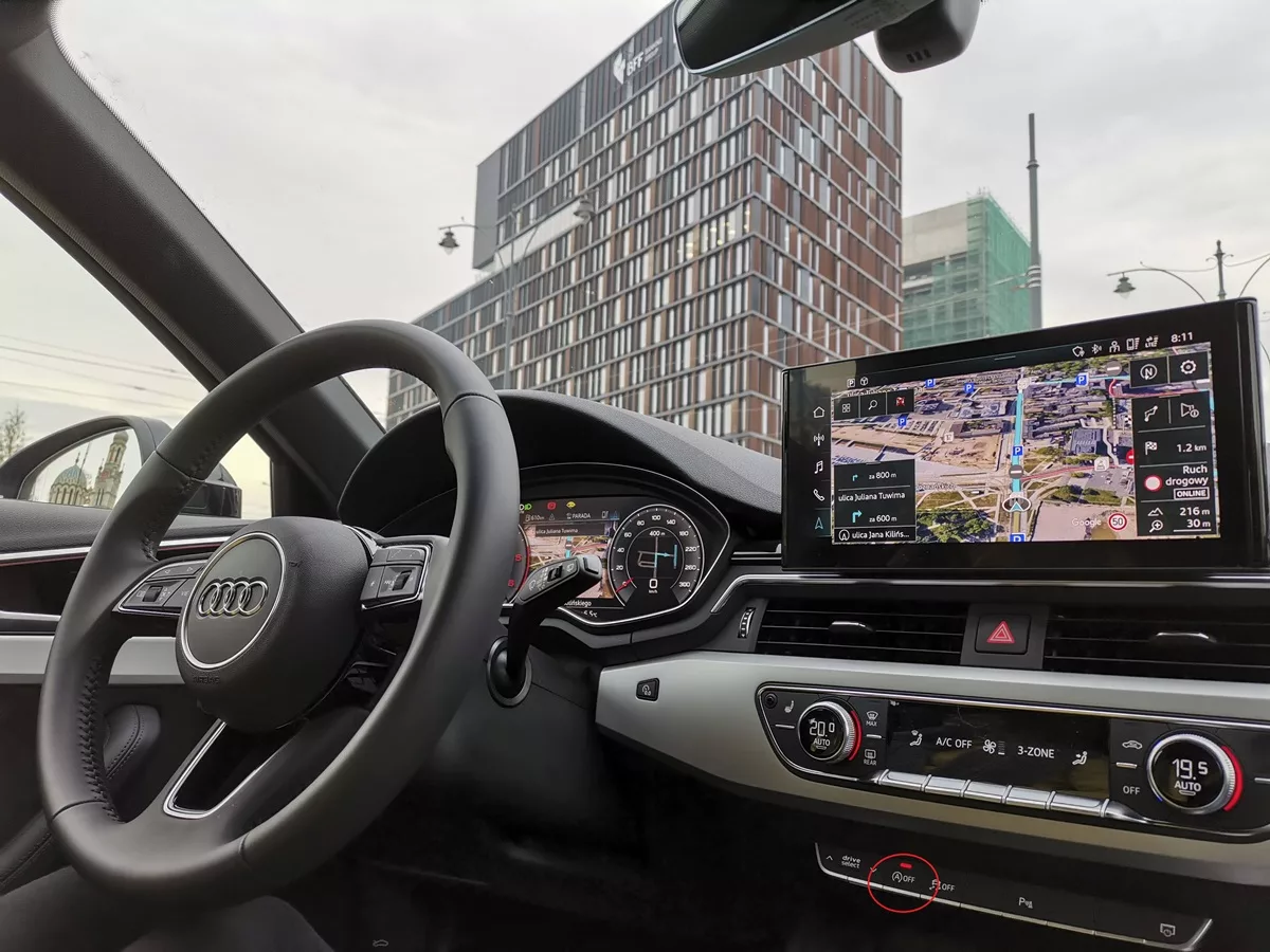 ikona system start stop audi