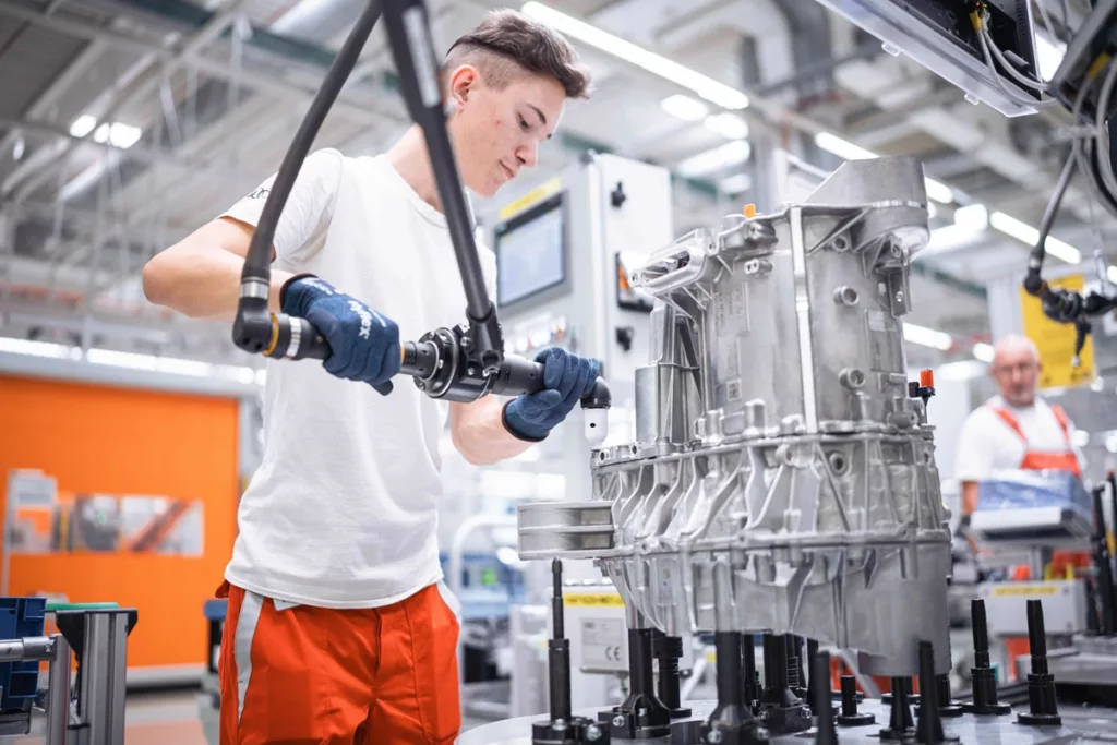 Produkcja silnika elektrycznego dla platformy Audi PPE - Győr