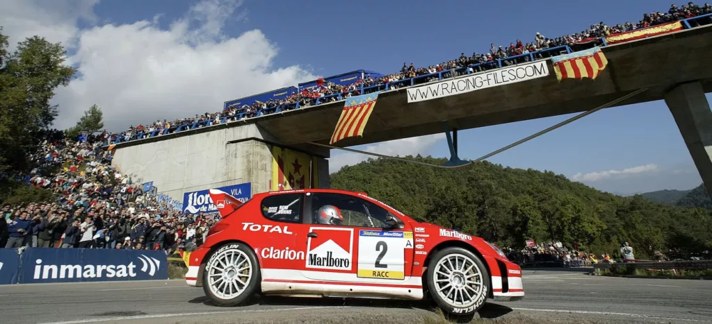 Richard Burns (Peugeot 206 WRC) / Rajd Katalonii 2003