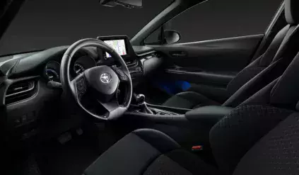 Toyota c-hr wyprzedaz foto wnętrza 2023