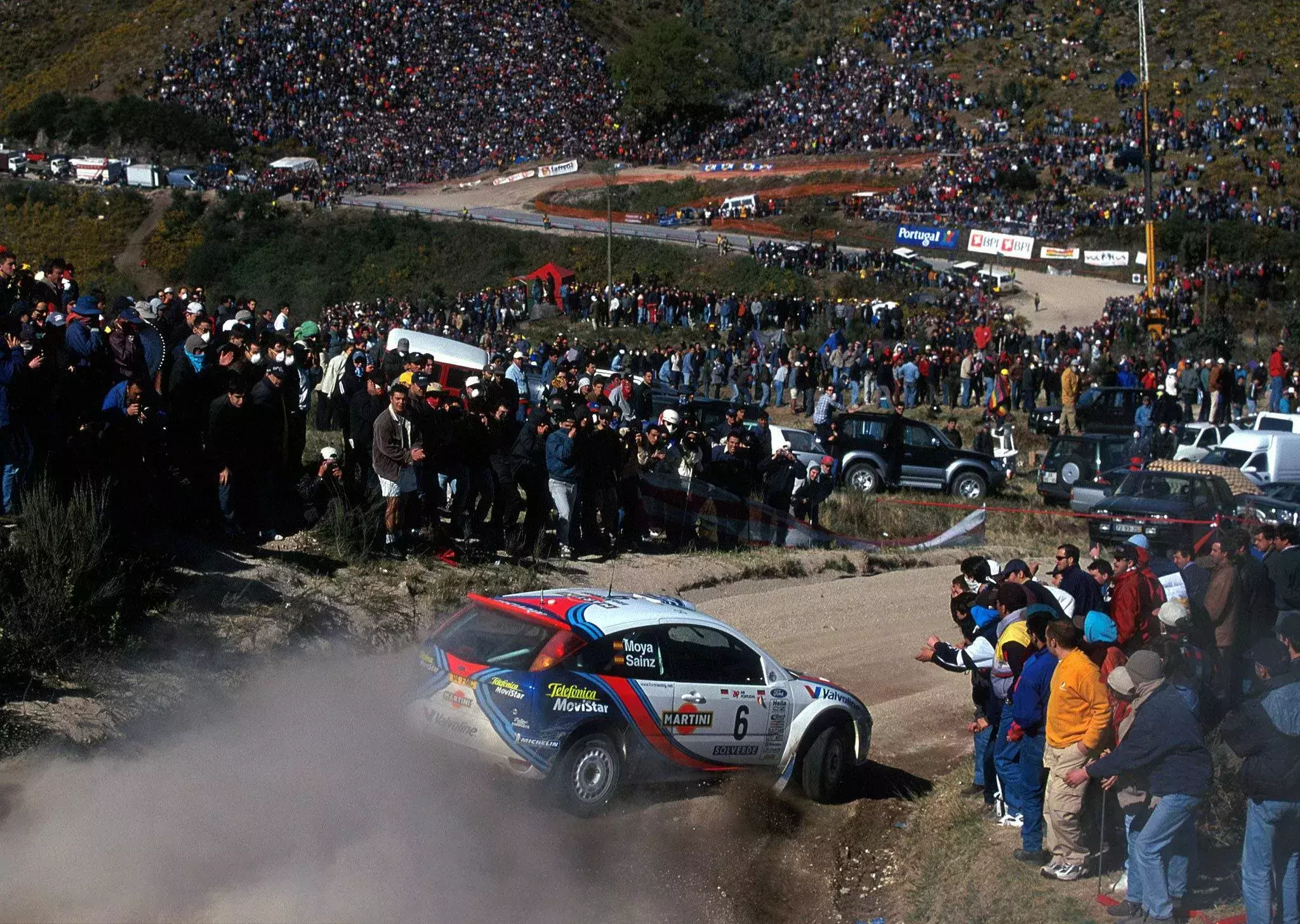 Carlos Sainz / Luis Moya / Ford Focus RS WRC'00 / Rajd Portugalii 2000