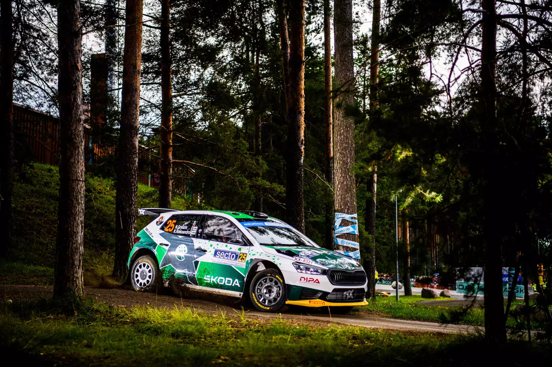 Nikołaj Griazin startował pod neutralną flagą w WRC
