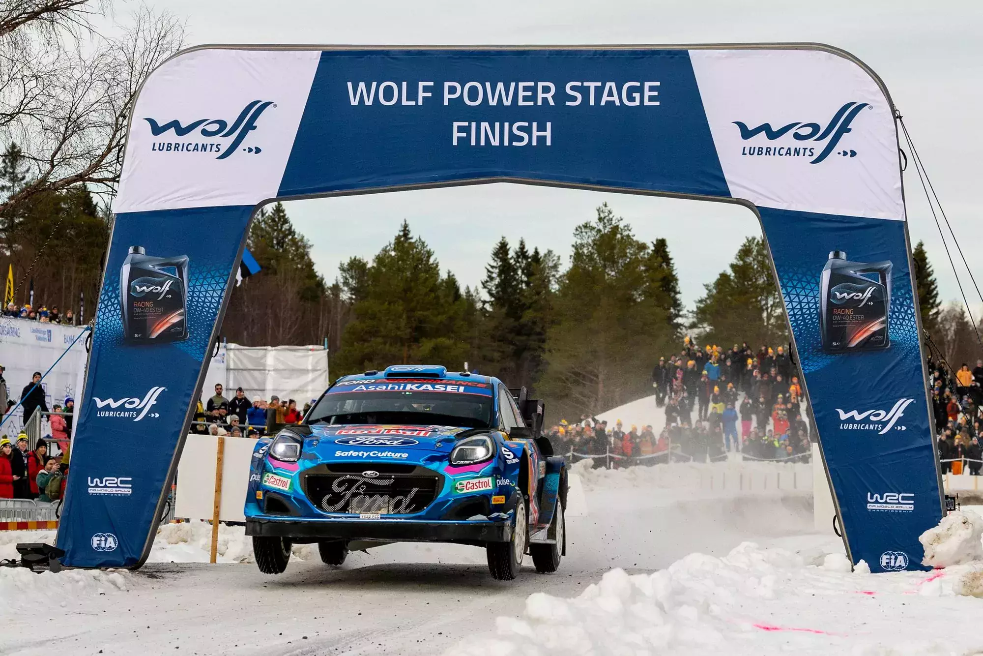 Ott Tanak / Ford Puma Rally1 / Rajd Szwecji 2023 / WRC