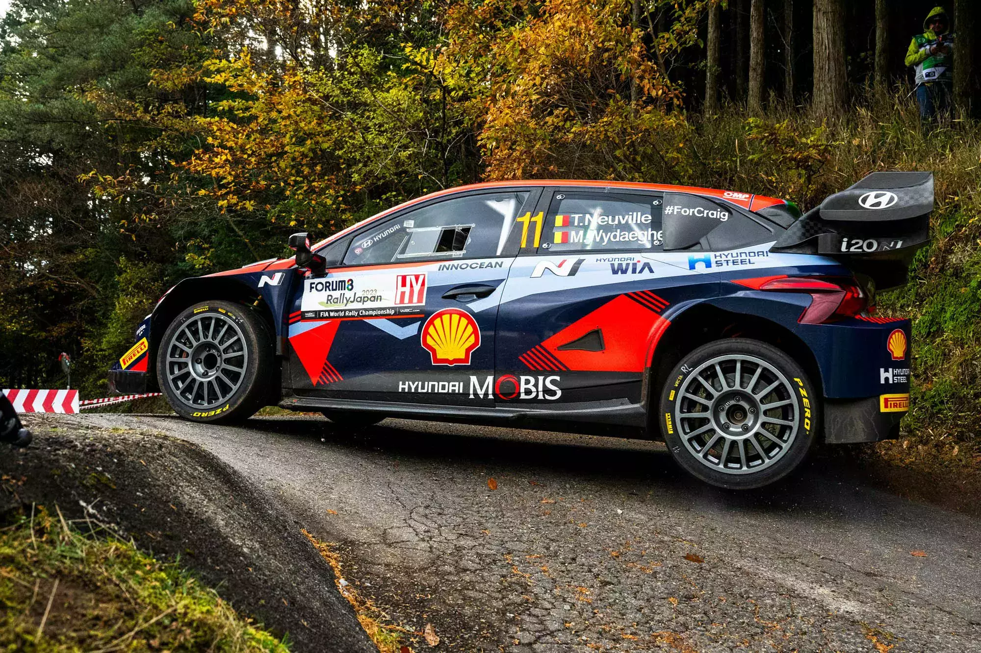 Thierry Neuville / Hyundai i20 N Rally1 / WRC / Rajd Japonii 2023