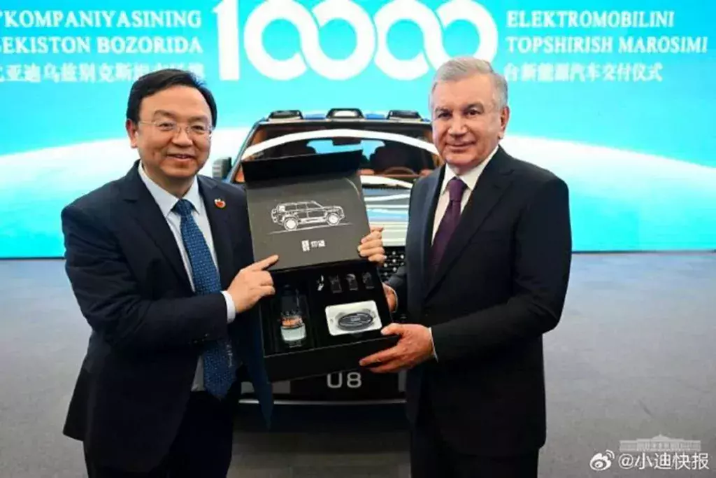 BYD ogłasza produkcję w uzbekistanie