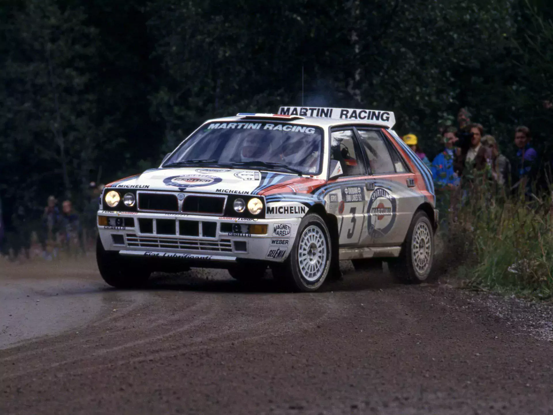Didier Auriol / Bernard Occelli / Lancia Delta HF Integrale Evo / Rajd 1000 Jezior 1992 / WRC