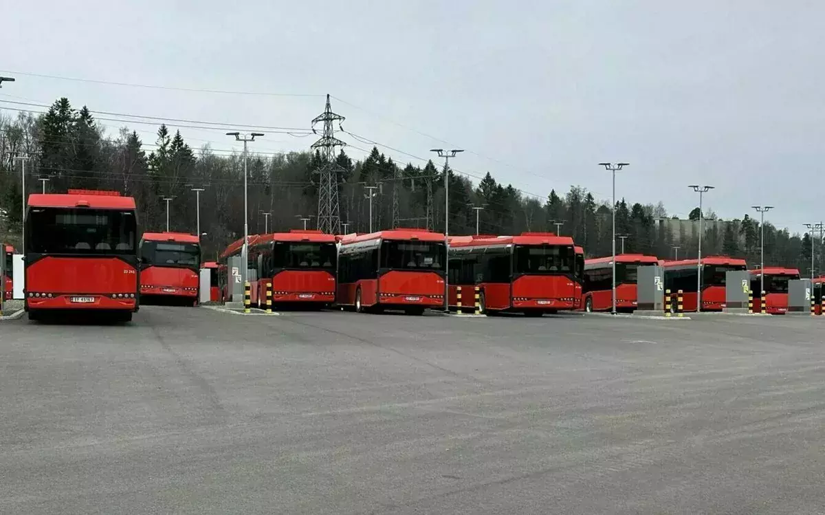 elektryczne autobusy w Oslo