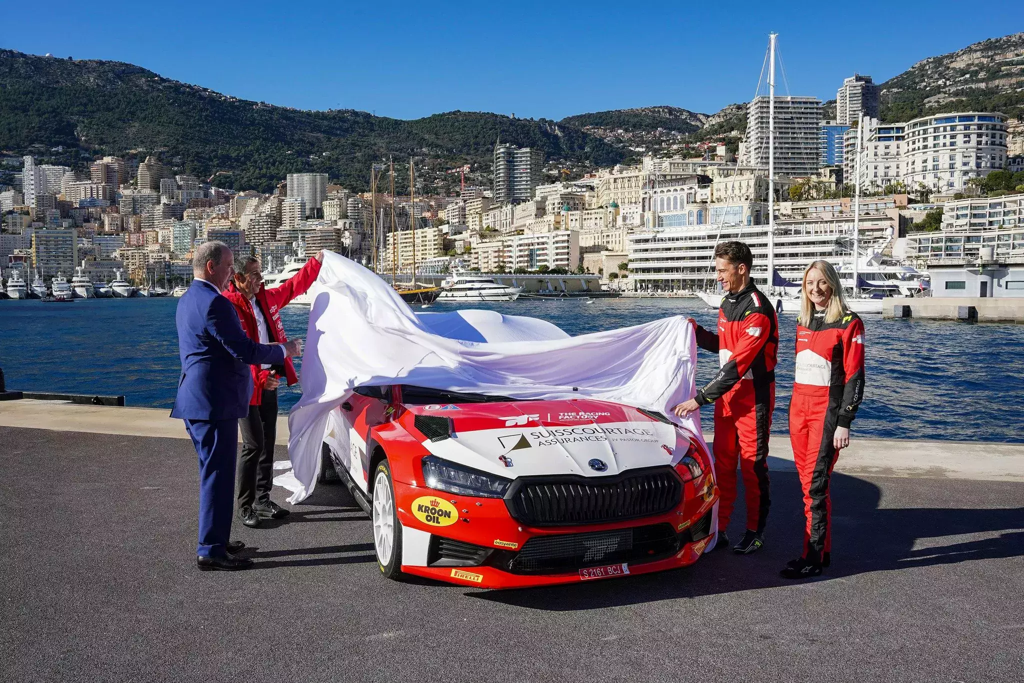 Książę Monako odsłania auto Chrisa Ingrama