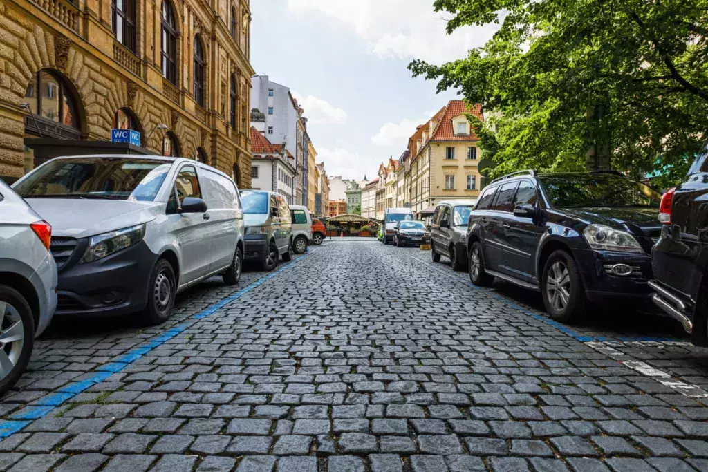 samochod miasto korki