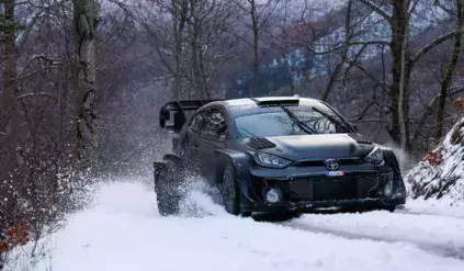 Sebastien Ogier / Toyota GR Yaris Rally1 / Testy przed Rajdem Monte Carlo 2024
