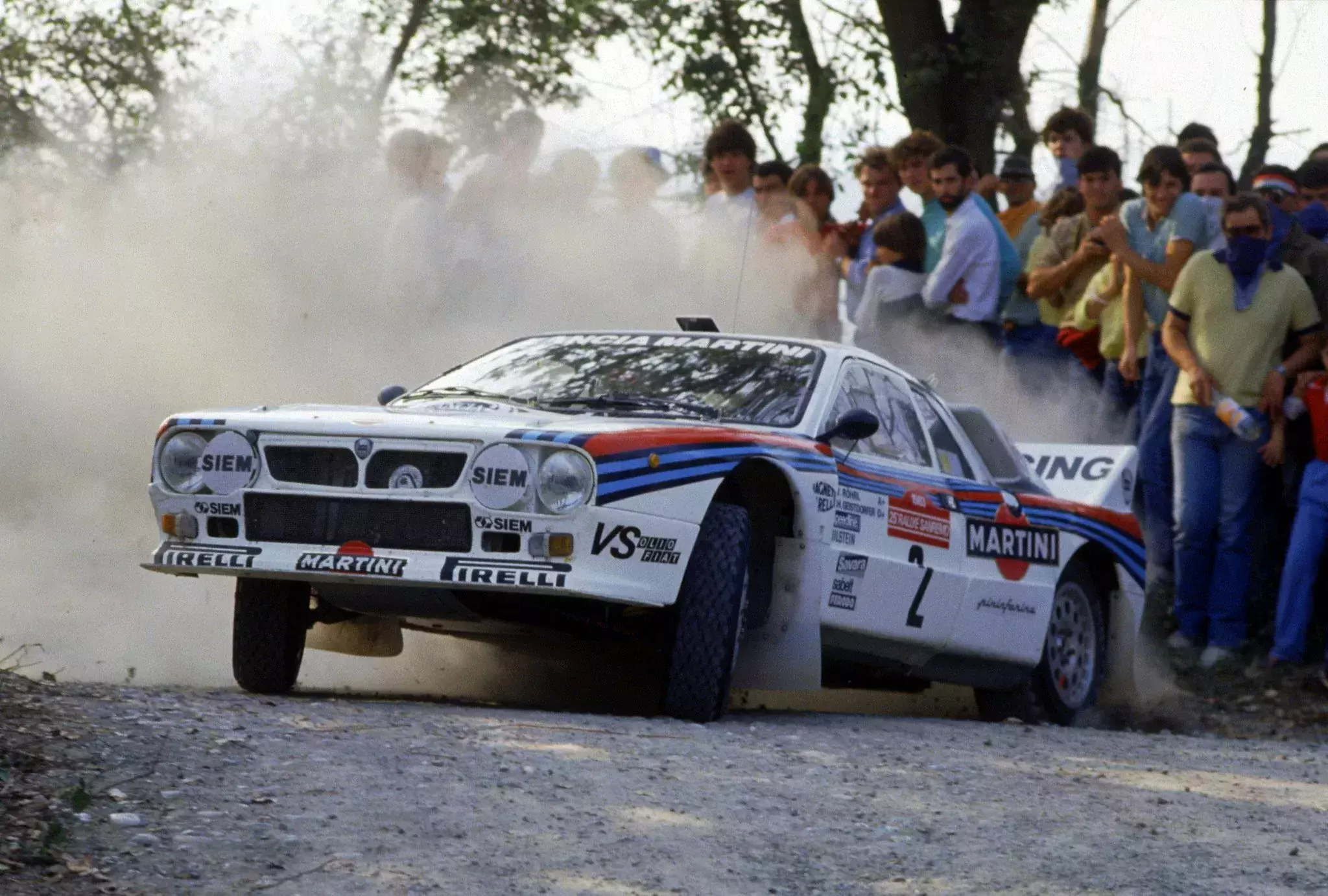 Walter Rorhl / Christian Geistdorfer / Lancia 037 Rallye / Rajd San Remo 1983 / WRC / Grupa B