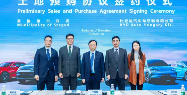 BYD zakupuje grunty pod europejską fabrykę