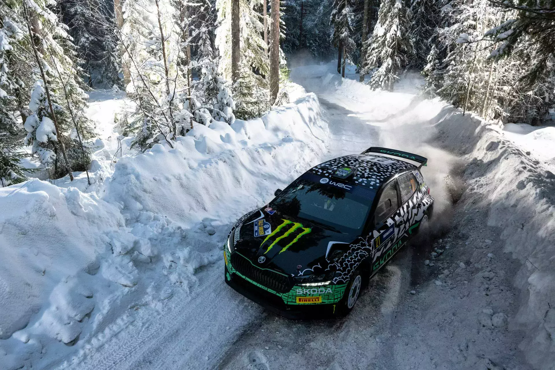 wrc rajd szwecji oliver solberg