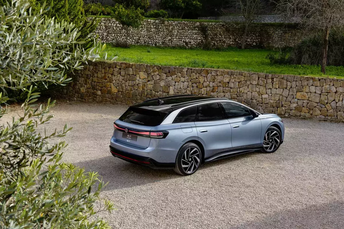 Volkswagen ID7 Tourer widok z góry